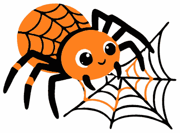 Web Weaver Spider spider SVG cut file and printable Halloween template