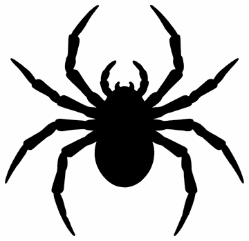 Wide-Legged Spider spider SVG cut file and printable Halloween template