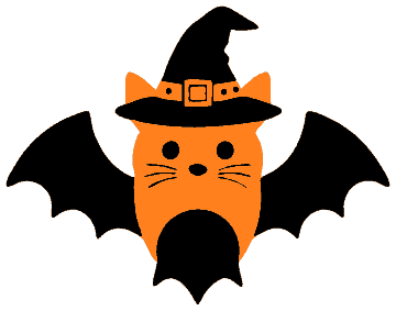 Witch Bat template, free printable bat shape to cut out
