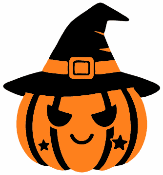 Witch Hat Pumpkin pumpkin SVG cut file and printable Halloween template
