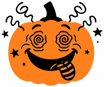 Woozy Pumpkin pumpkin SVG cut file and printable Halloween template