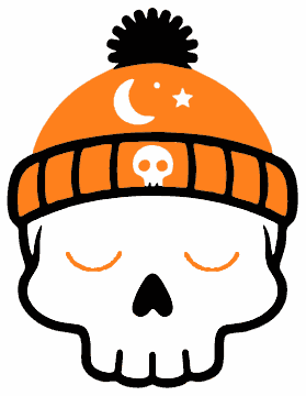 Beanie Skull skull SVG cut file and printable Halloween template