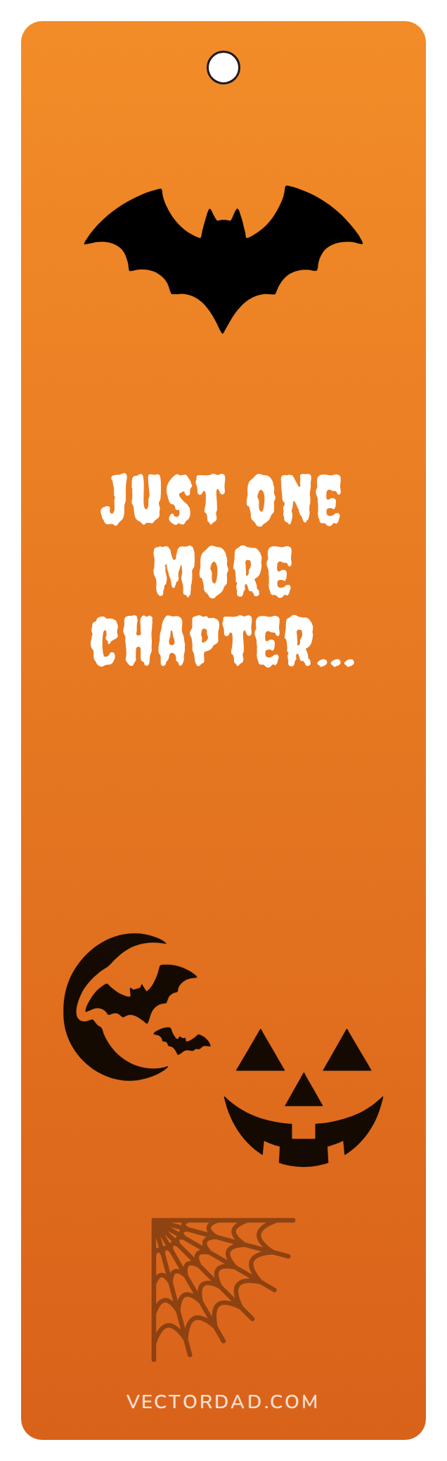 Printable full-color bookmarks β Halloween bookmark