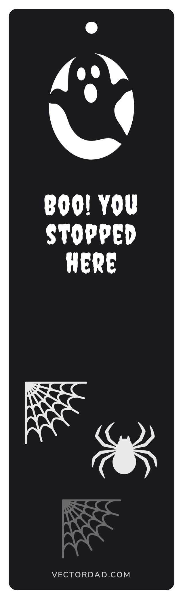 Printable all 12 bookmarks β Halloween bookmark