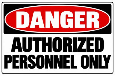 Authorized personnel only signs β free printable