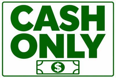 Cash only signs β free printable