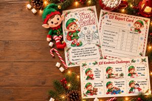 Christmas elf printables free printable letters and notes