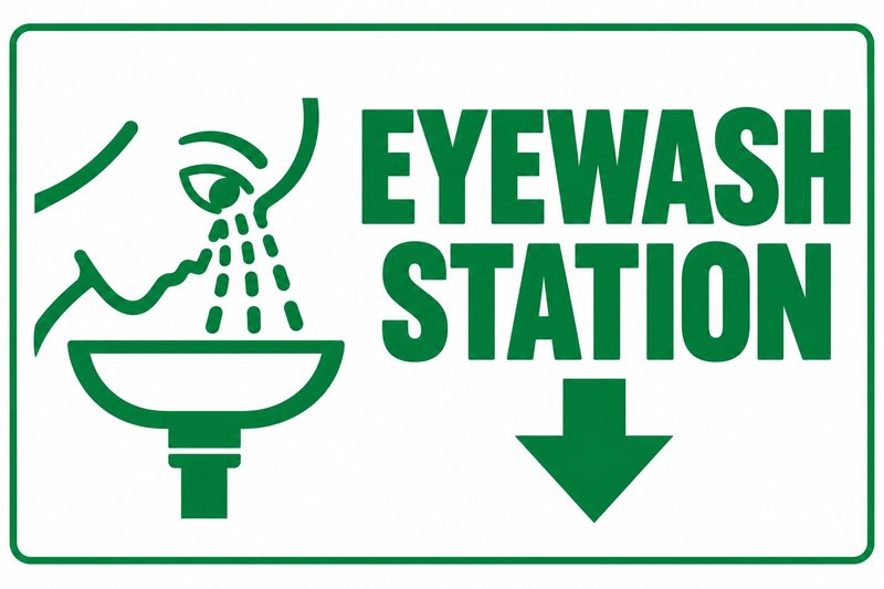 Eyewash Station β β free printable eyewash station sign