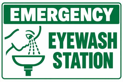 Eyewash station signs β free printable