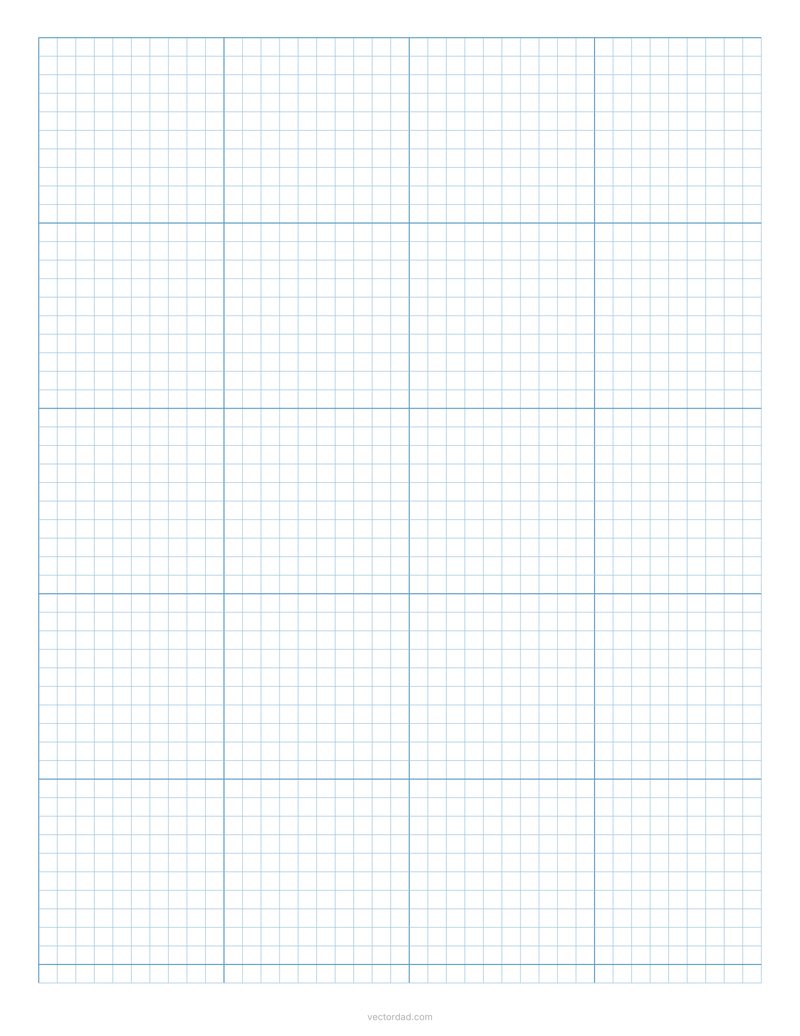 Five millimetre squared graph paper
