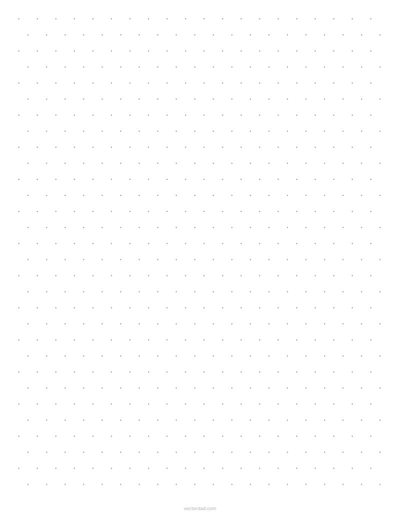 Isometric dot paper with 1 cm spacing