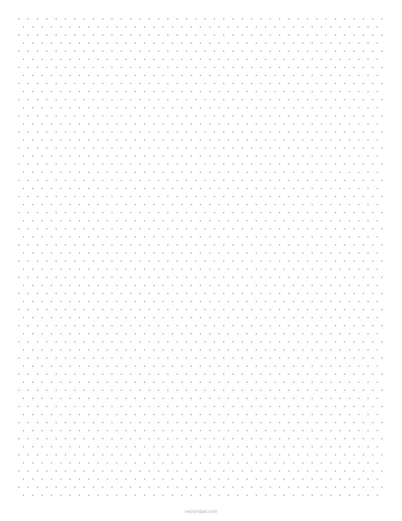 Isometric dot paper with 5 mm spacing