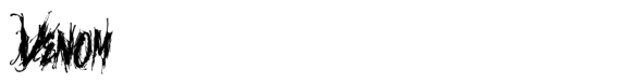 Venom Font sample