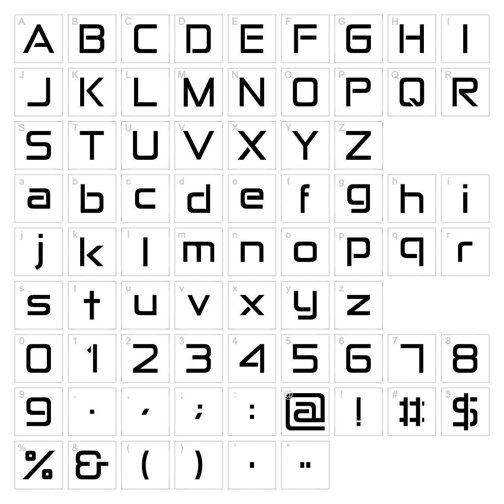 Anita Semi-square Font - Vectordad